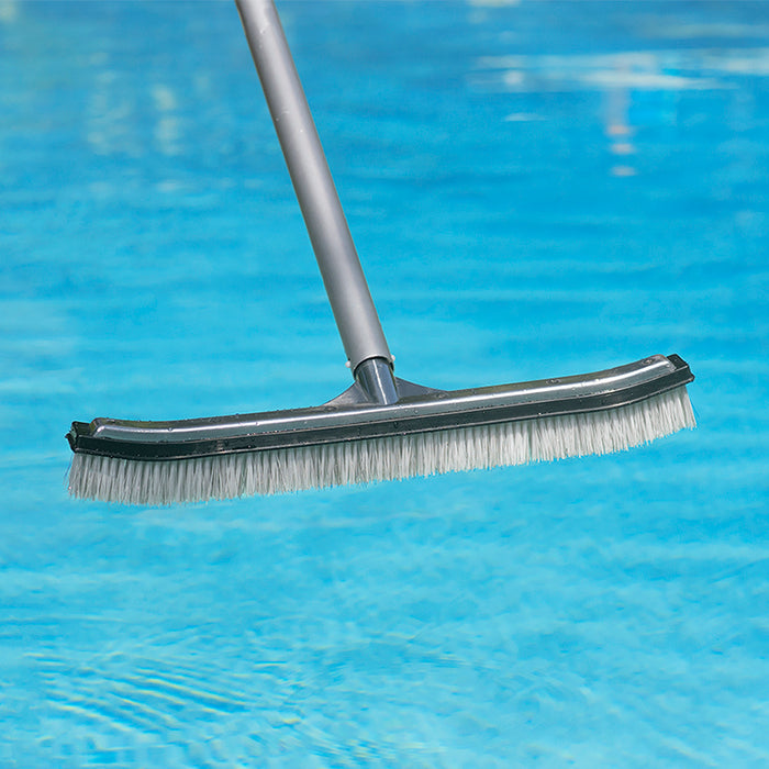 Poolmaster - 18″ Aluminum-Back Combo-Bristle Brush