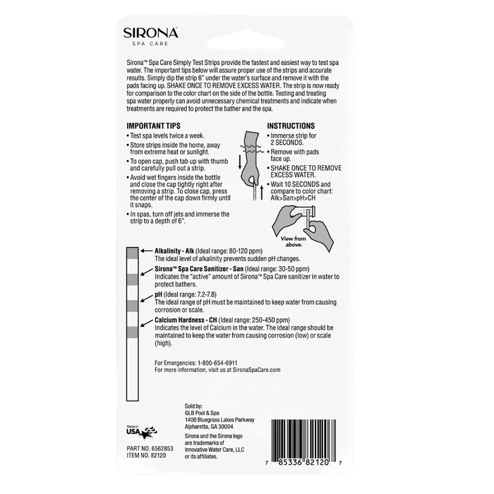 Sirona Specialties Test Strips - 25 Count